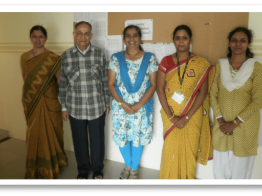 Sanskrit stalwart visits school