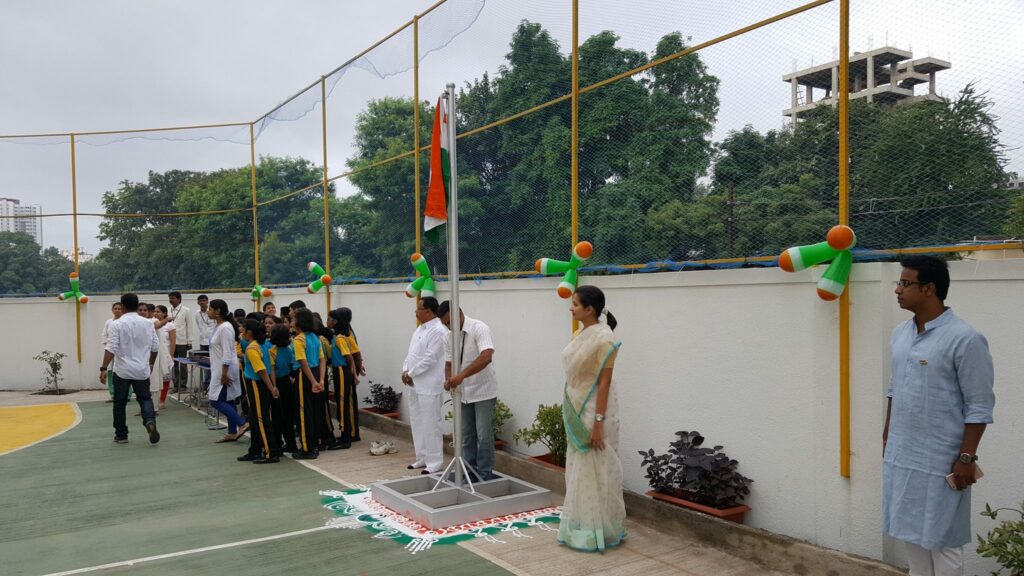 flag hoisting ceremony