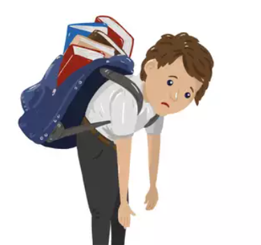 Poor posture: Why heavy school bags and electronic devices are