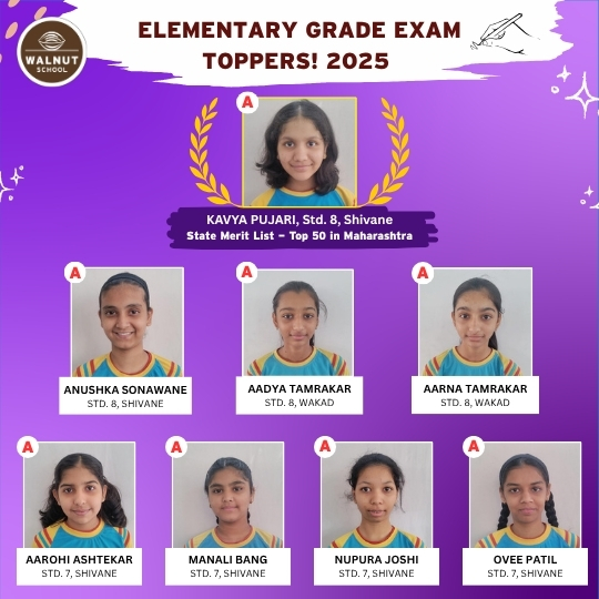 Walnut School Elementary Drawing Grade Exam results