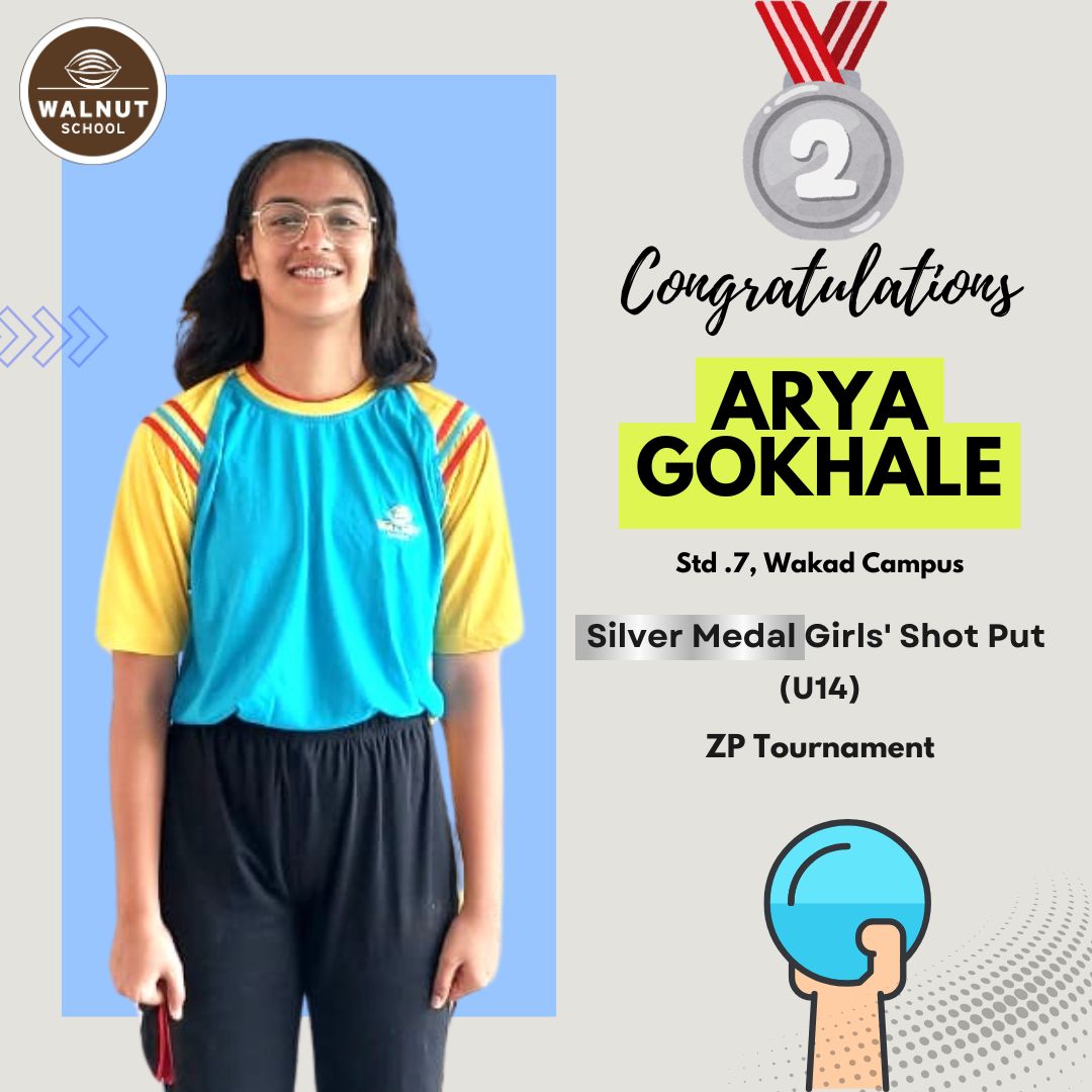 Arya Gokhale – Shot Put Silver Medalist