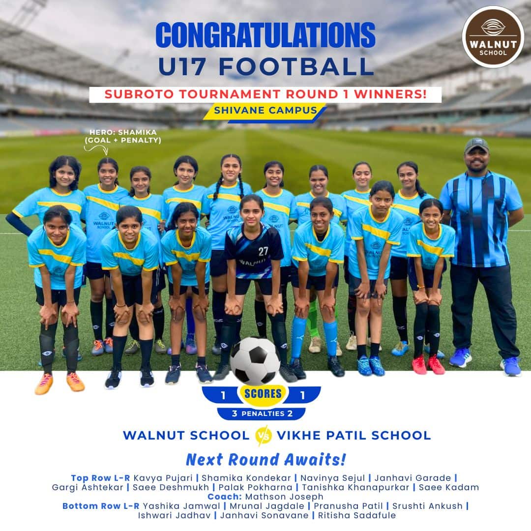 U17 Girls Football Team – Shivane Campus Victory