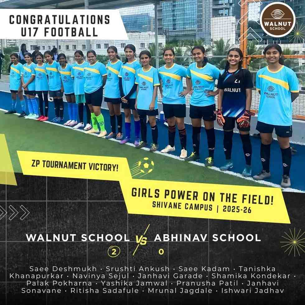U17 Girls Football Team - Walnut School