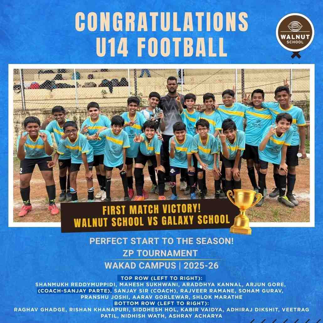 U14 Boys Football Team - Walnut School