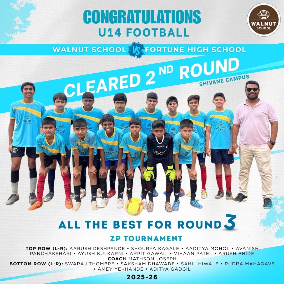 Walnut School U14 Football Team – Shivane Campus