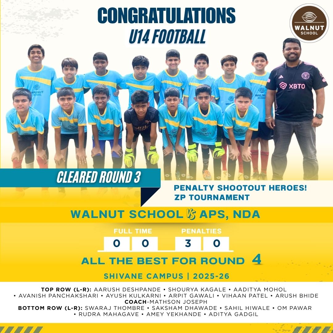 U14 Football Team Walnut Shivane Wins Penalty Shootout Against APS, NDA