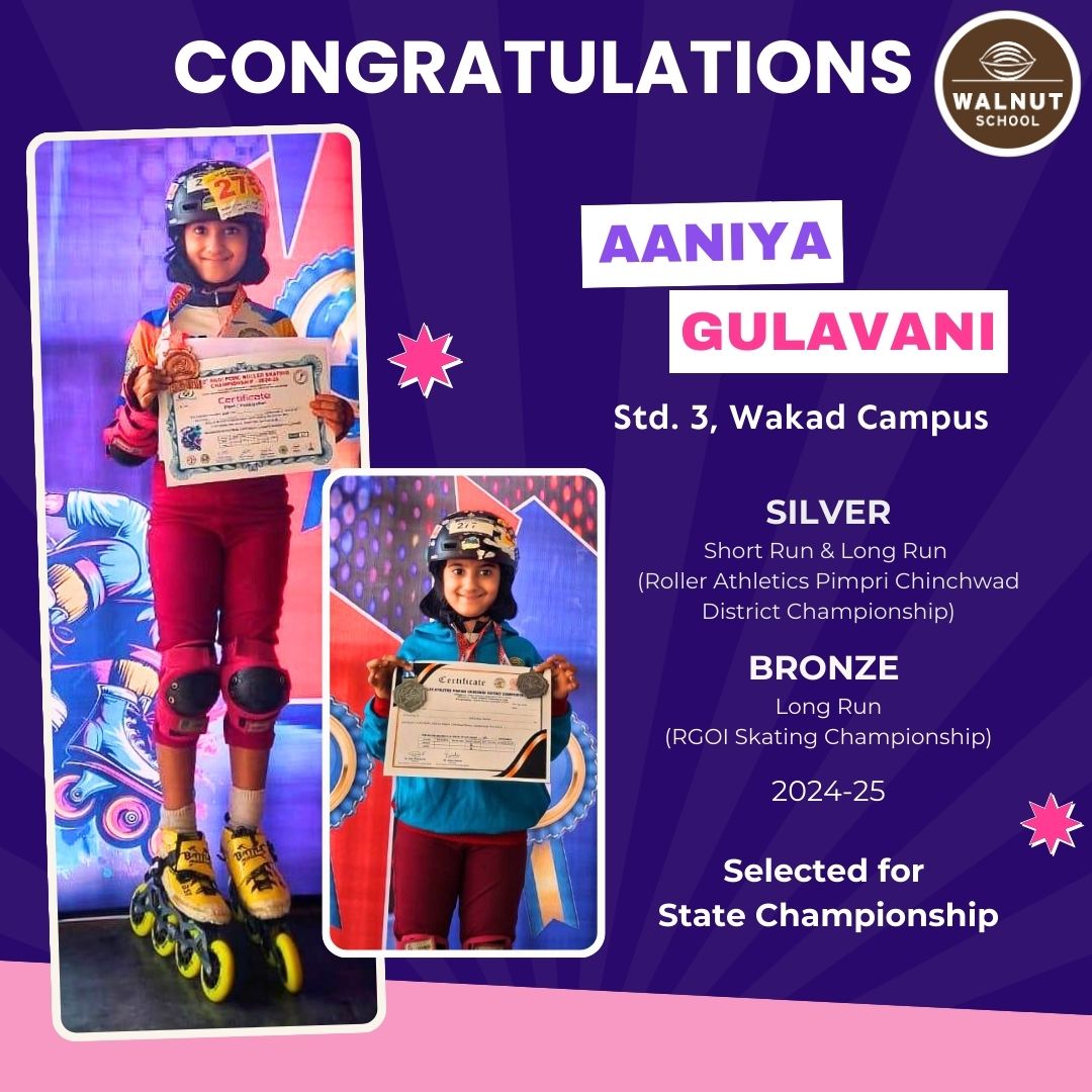 Aaniya Gulavani with medals and certificates