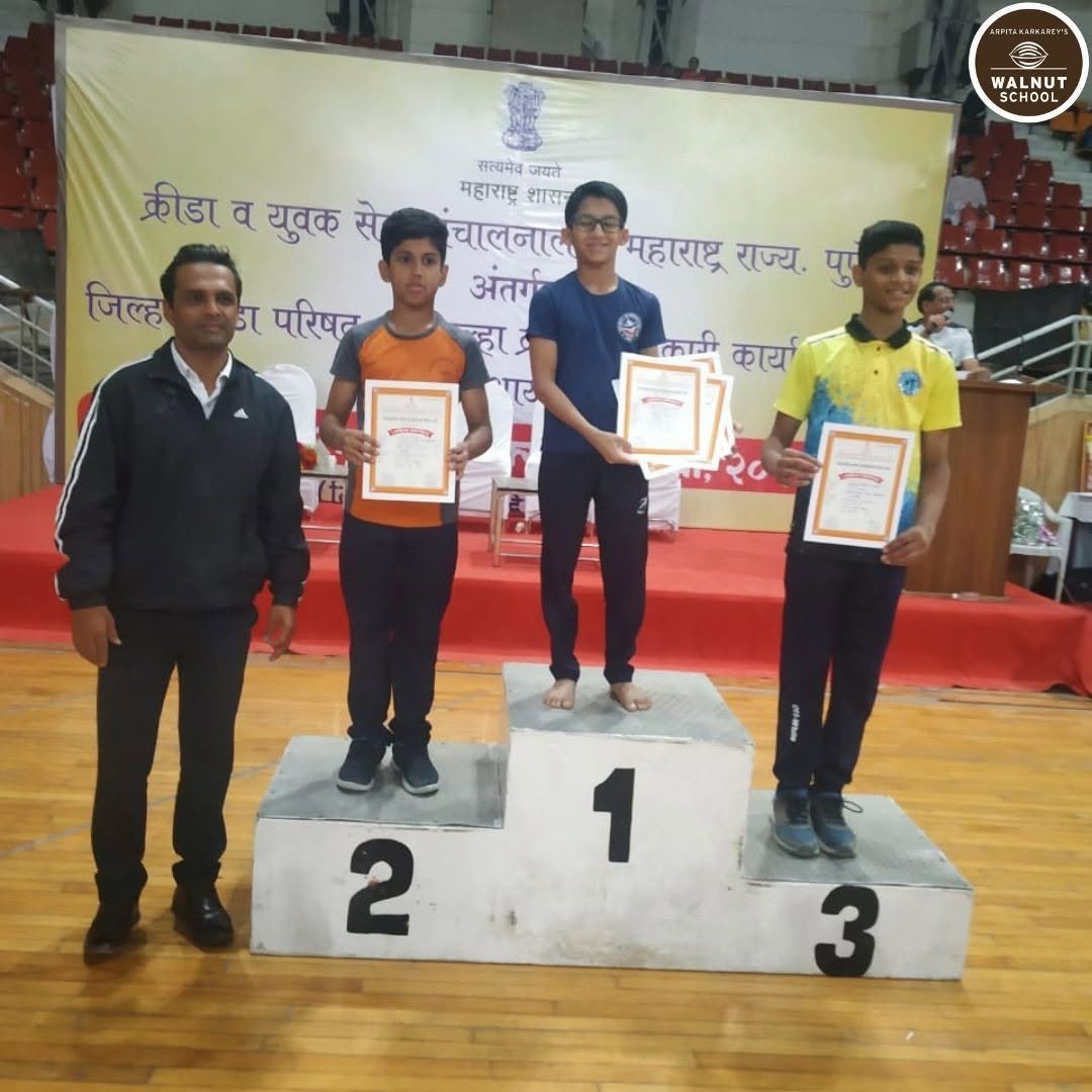 Nishad Naravane 6 medals at State School Gymnastics Competition