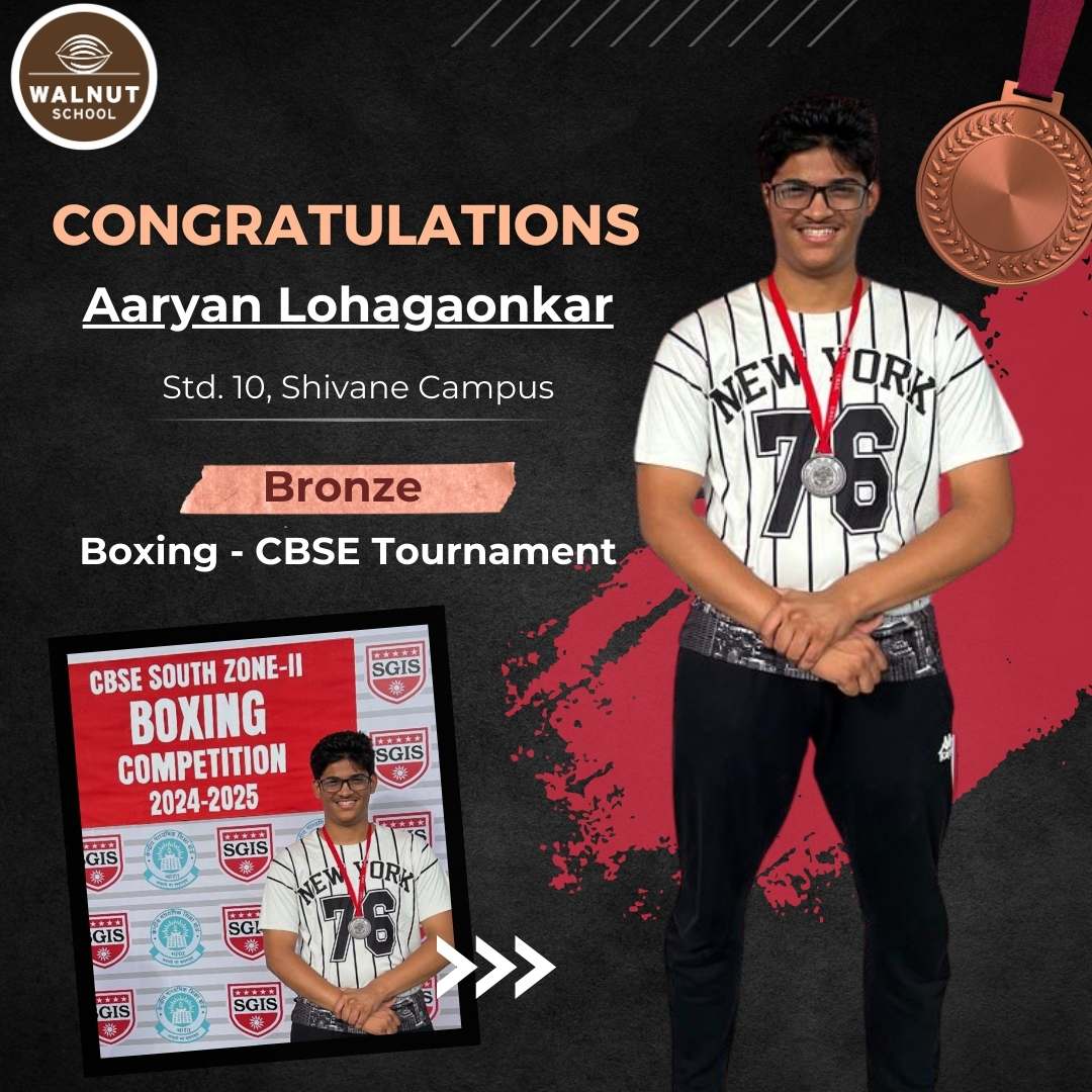 Aaryan Lohagaonkar wins Bronze in Boxing at CBSE Tournament