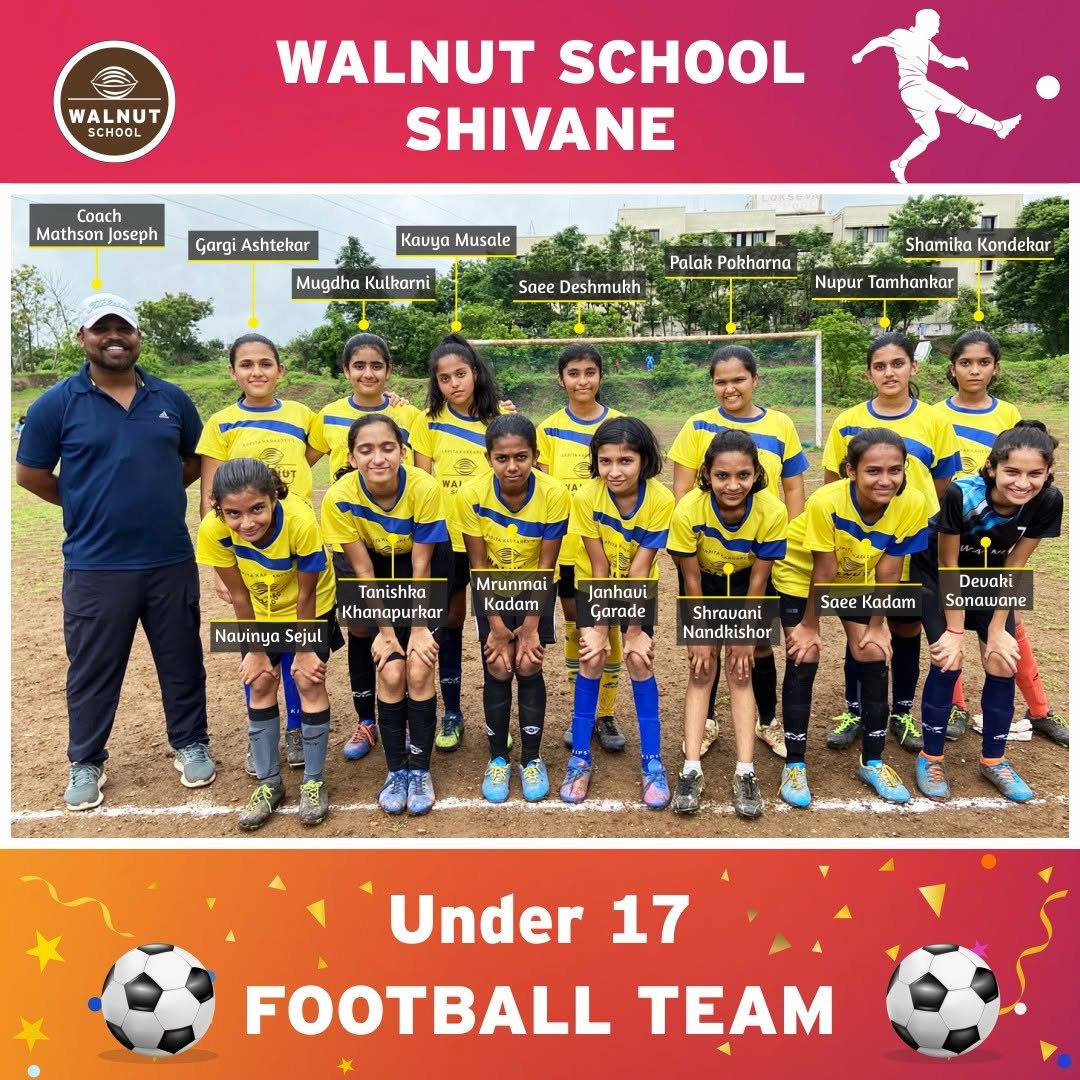 Walnut School Shivane Under-17 Girls’ Football Team group photo
