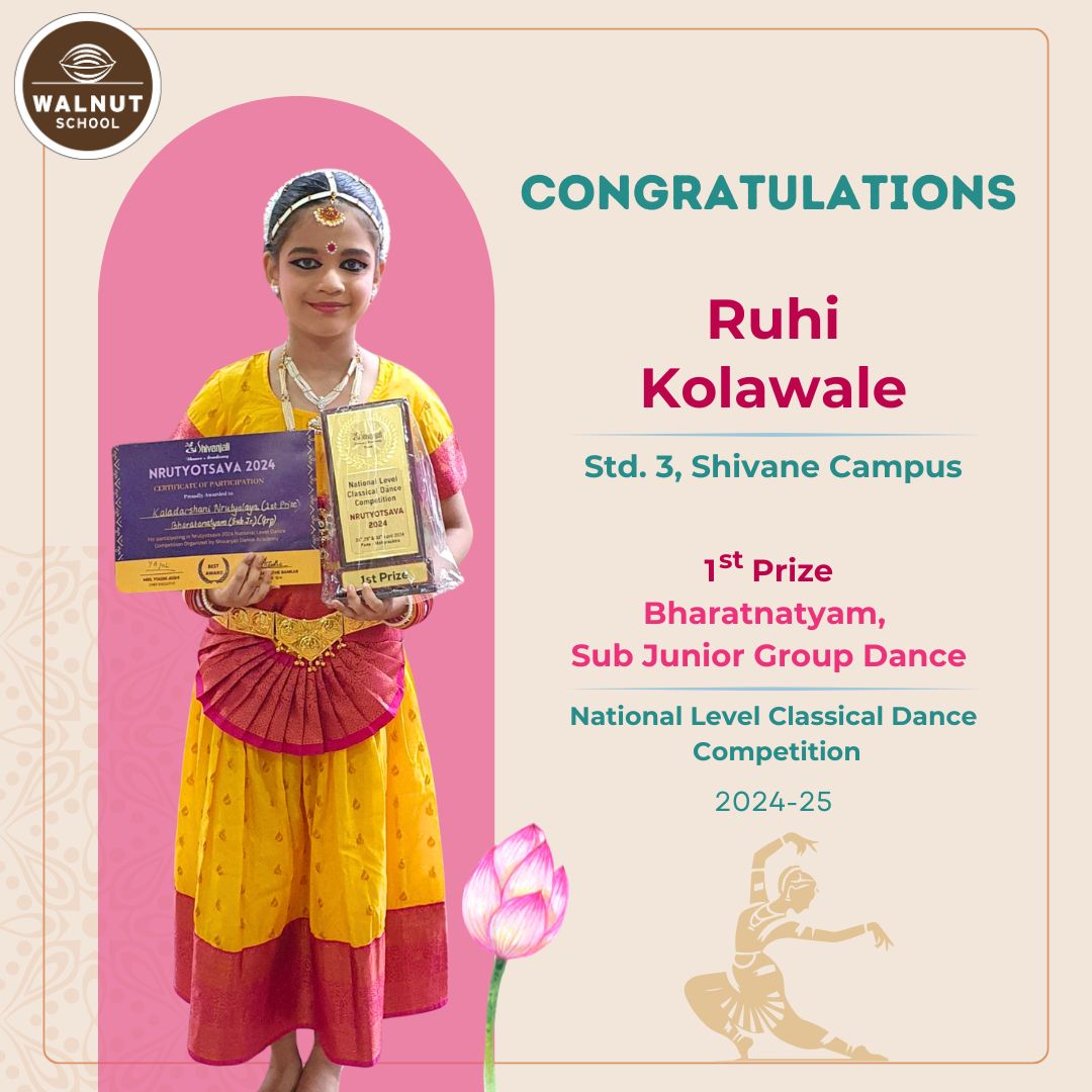 Ruhi Kolawale Bharatnatyam Dance Competition Shivane Campus