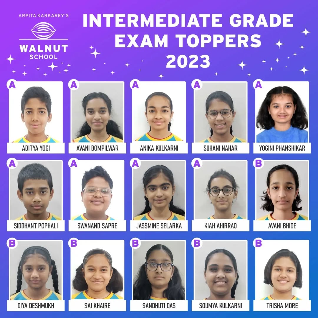 Walnut School Intermediate Drawing Grade Exam A Grade Toppers 2023