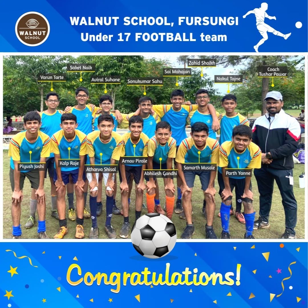Walnut School Fursungi U17 Football Team Subroto Mukharjee Championship Victories