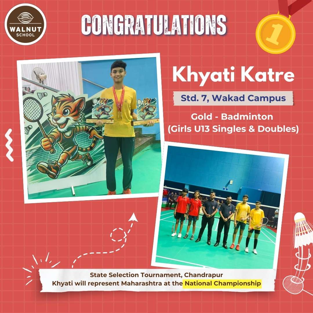 Khyati Katre Gold Badminton Achievement