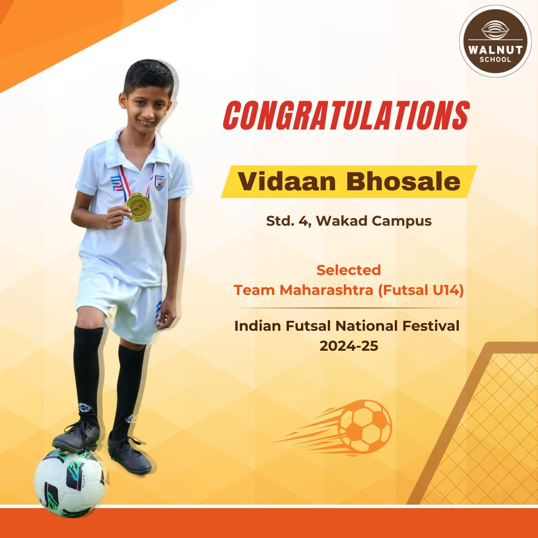 Vidaan Bhosale Futsal Team Maharashtra Selection