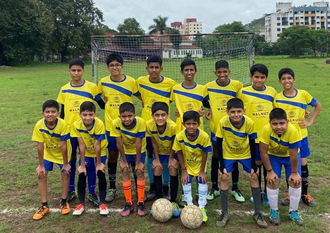 Walnut School Shivane U14 Boys Football Team wins 1-0 against St. Patrick High School in Subroto Tournament