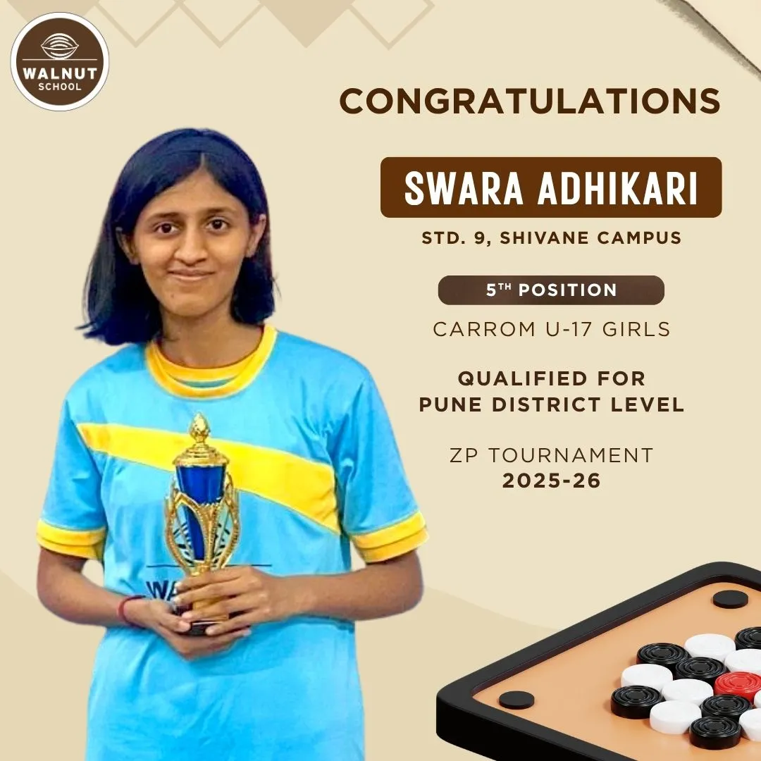 Swara Adhikari – Carrom U-17 Girls, ZP Tournament Qualifier