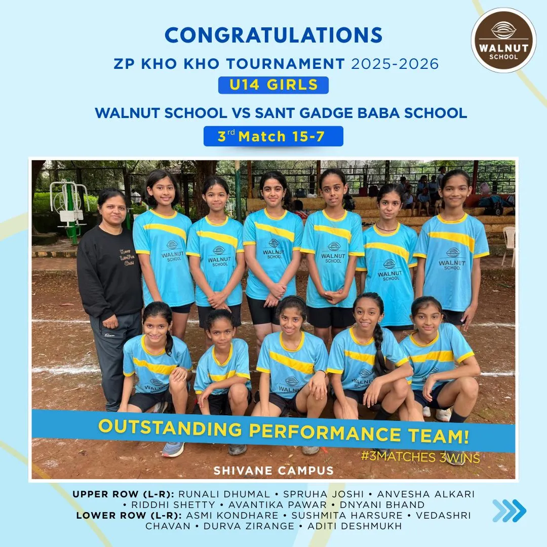 U14 Girls Kho Kho Win – Match 2