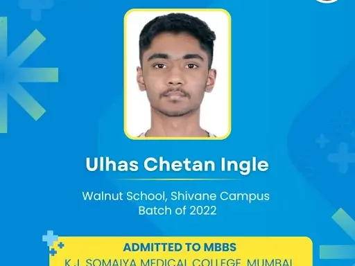 Walnut alumnus secures MBBS admission
