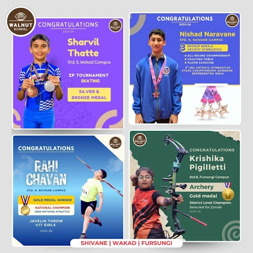 Daily sports activities and Sports Day at Walnut School