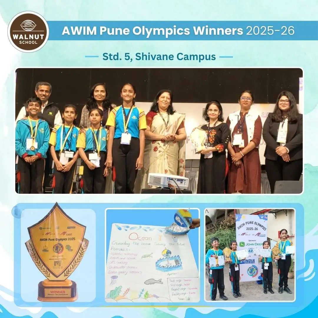 Std. 5 team at Shivane Campus - 2
