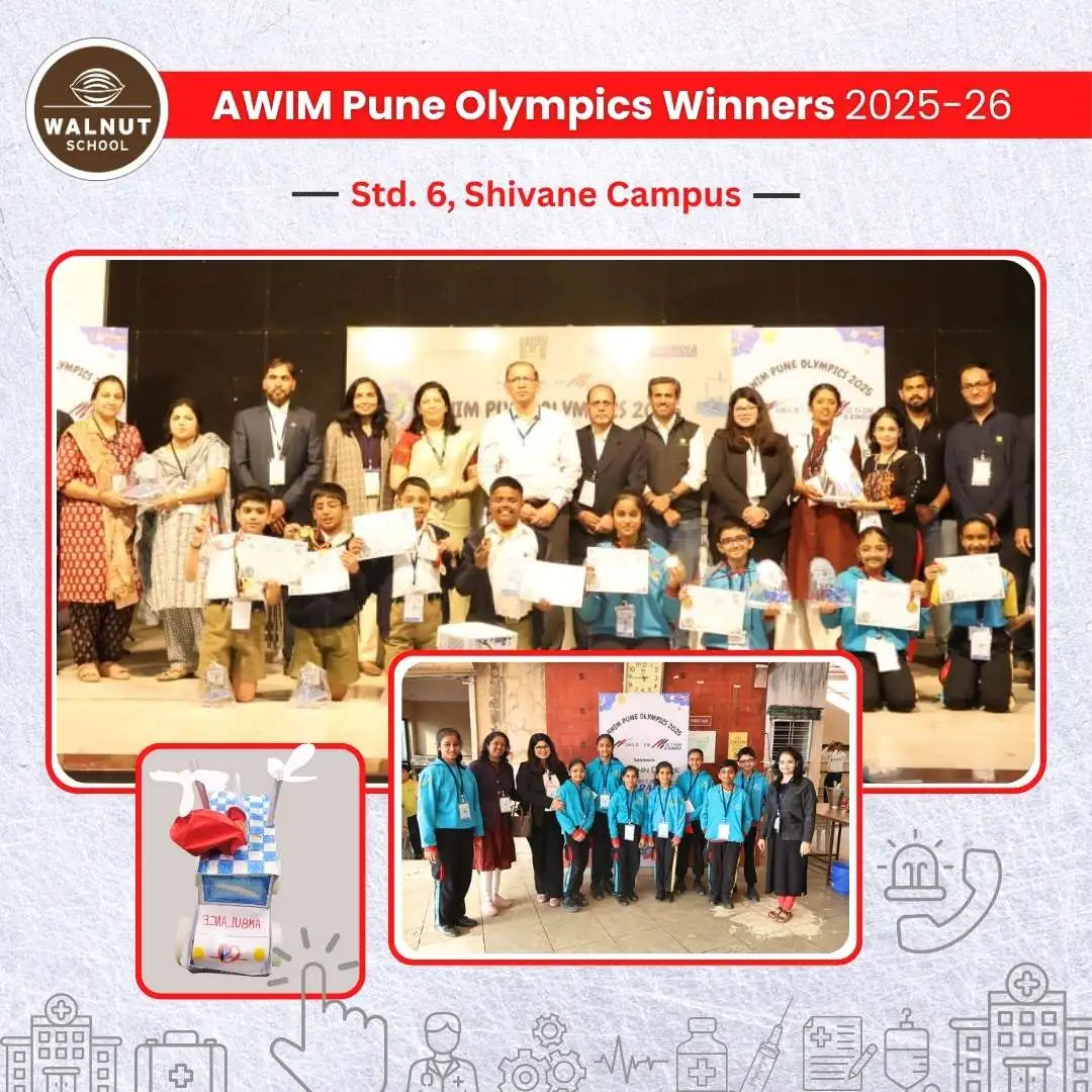 Std. 6 team at Shivane Campus - 2