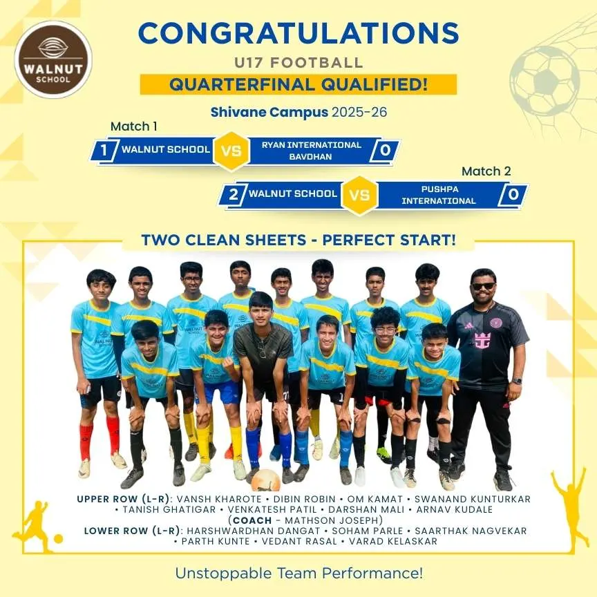 U17 Football Team – Shivane Campus, Quarterfinal Qualifiers