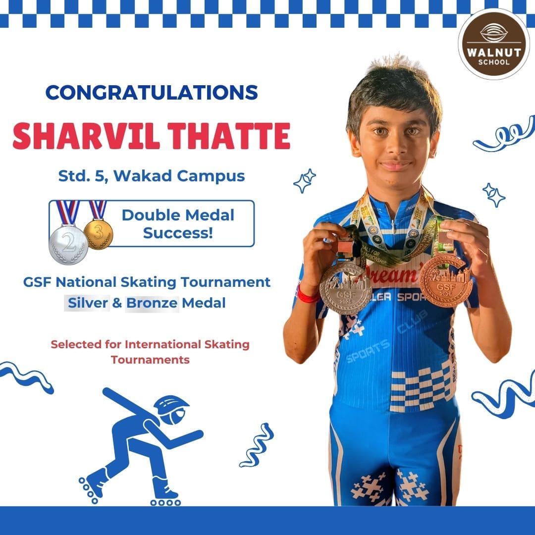 Sharvil Thatte – Silver and Bronze Medalist at GSF National Skating Tournament