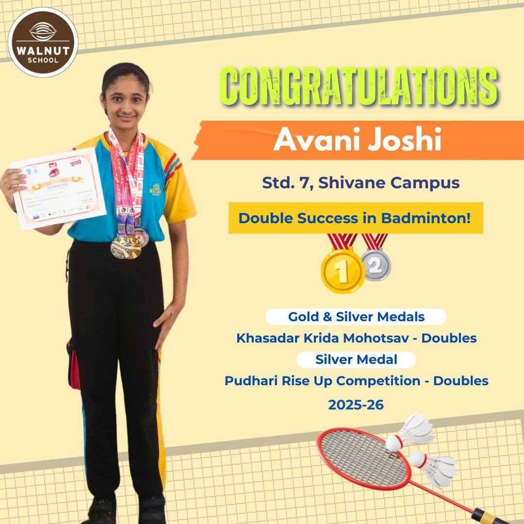 Avani Joshi – Multiple Medalist in Badminton Doubles