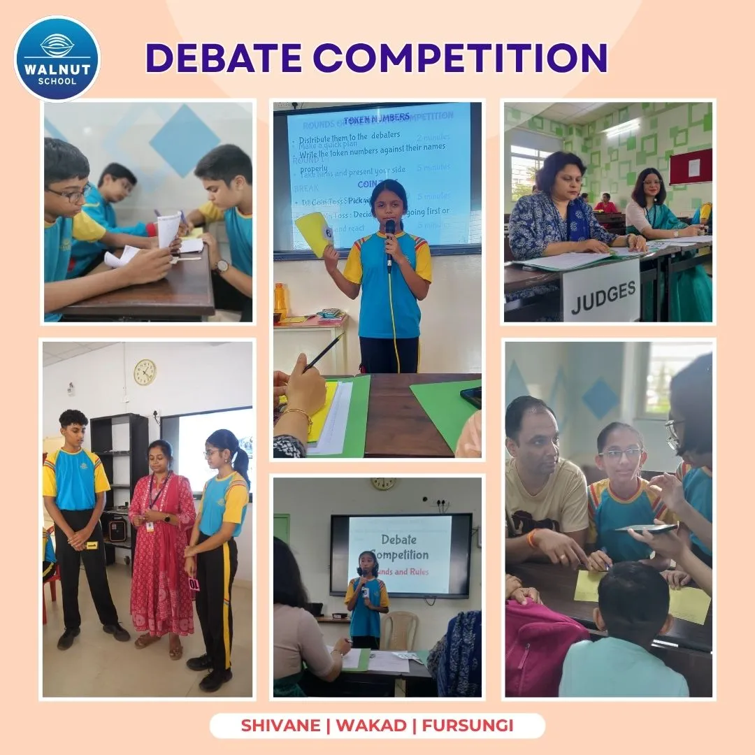 Students debating at Walnut School