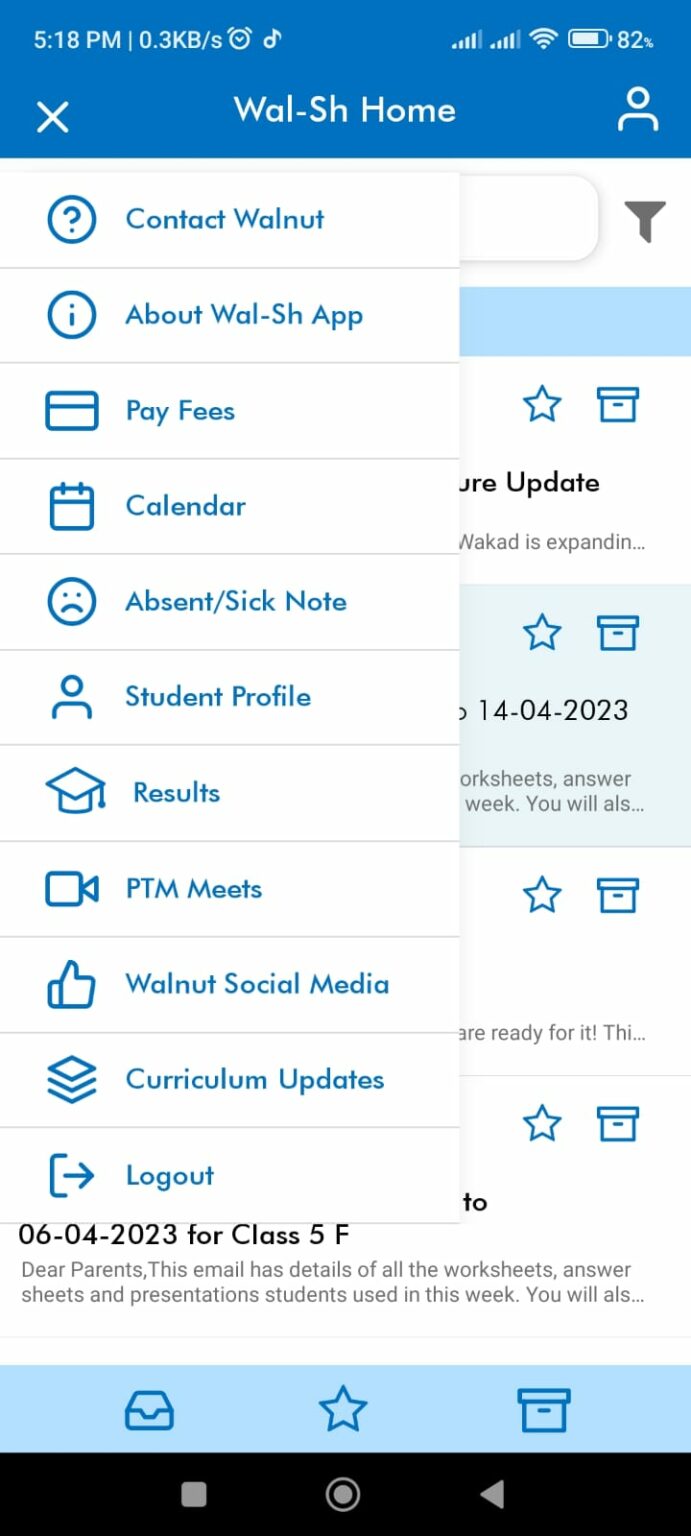 Wal-Sh iOS app